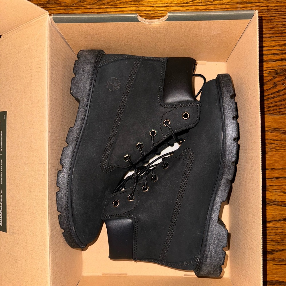Black Suede Timberland Nubuck waterproof boots